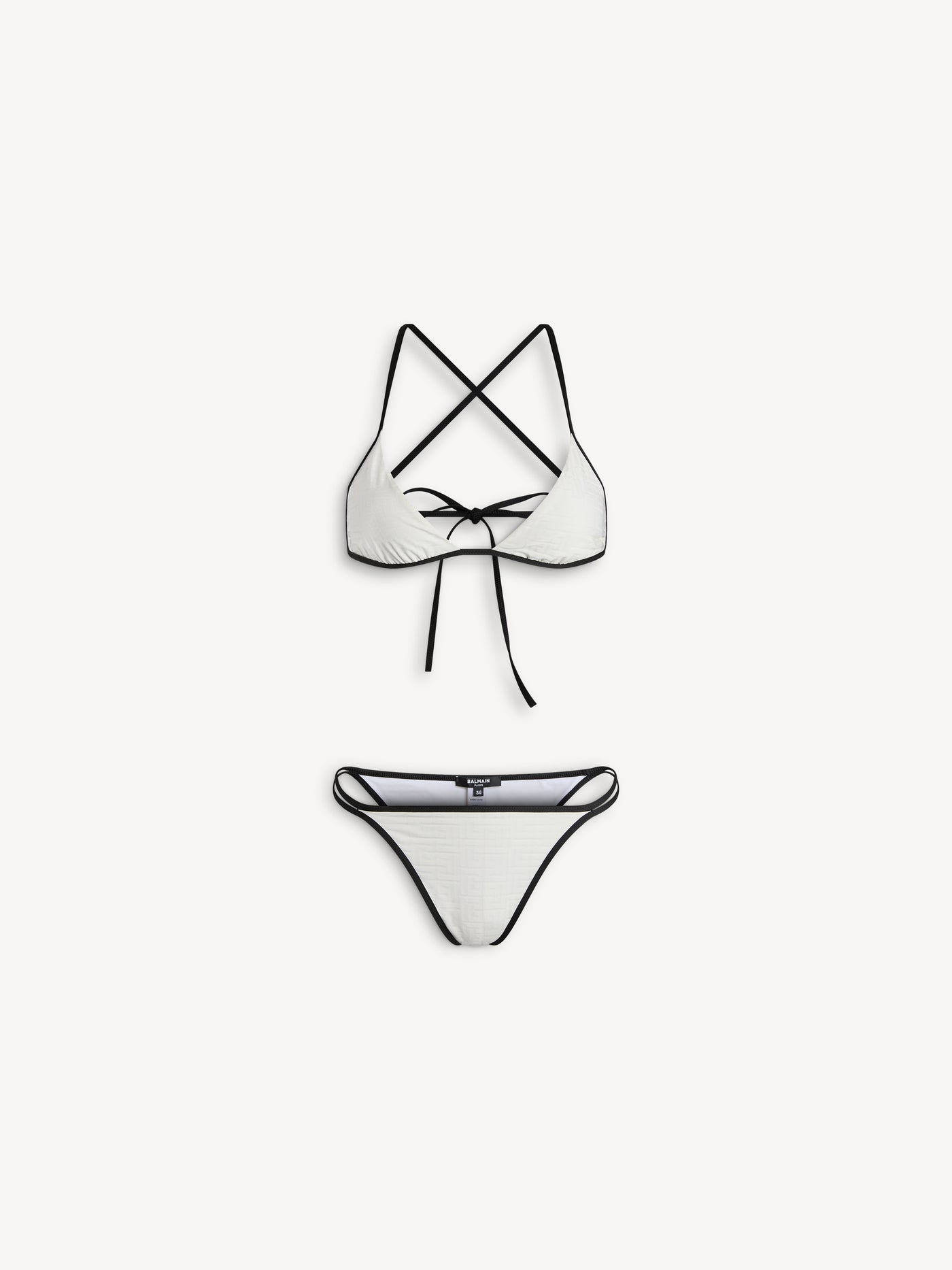 Bikini mit Monogramm aus Lycra