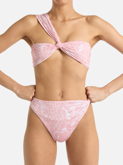 Costume da bagno con stampa in lycra