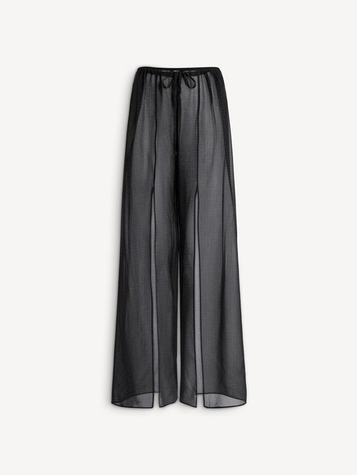 Monogram beach trousers in chiffon