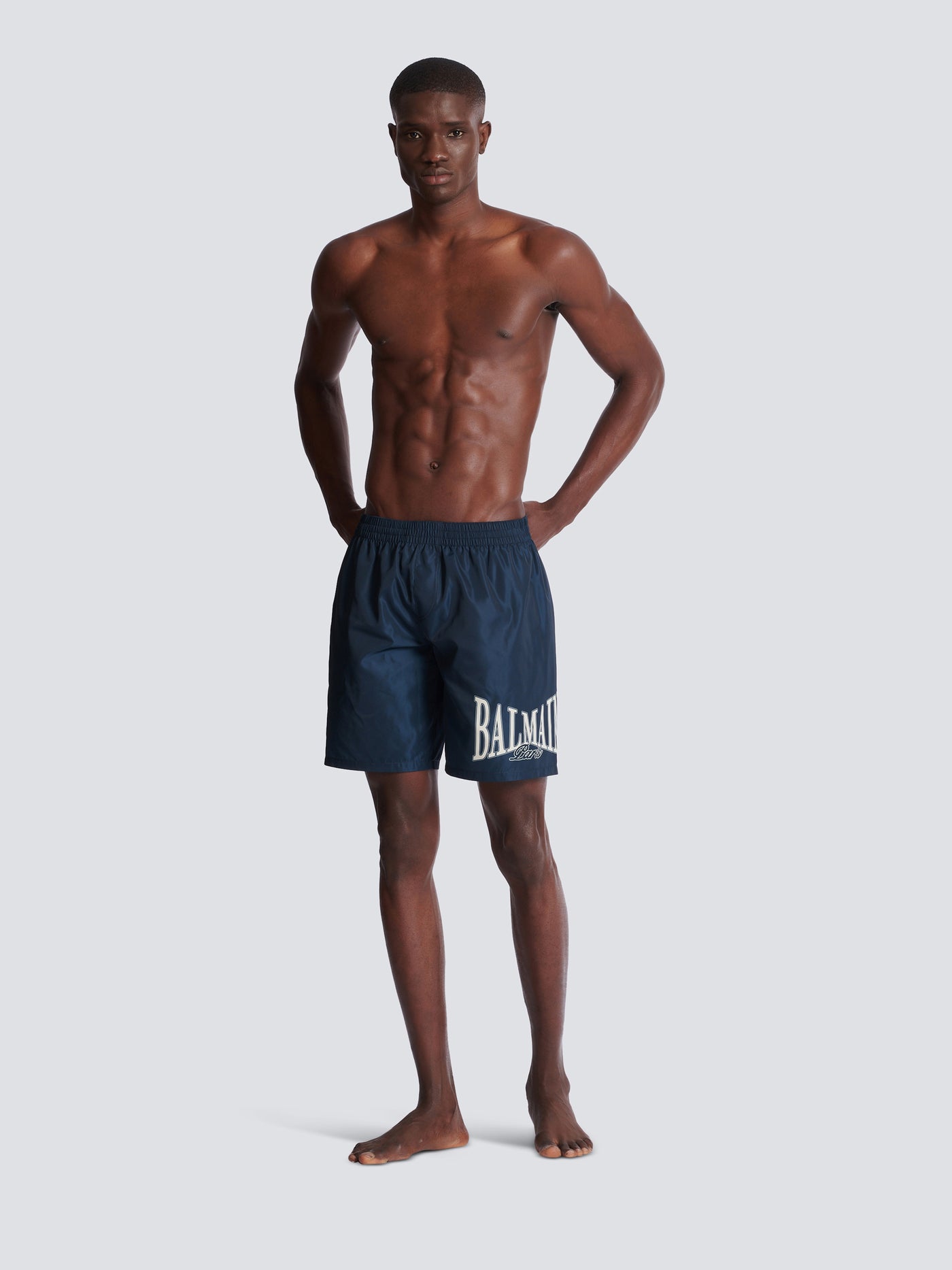 Short de bain avec logo Balmain College