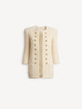 Jacket in bouclette tweed