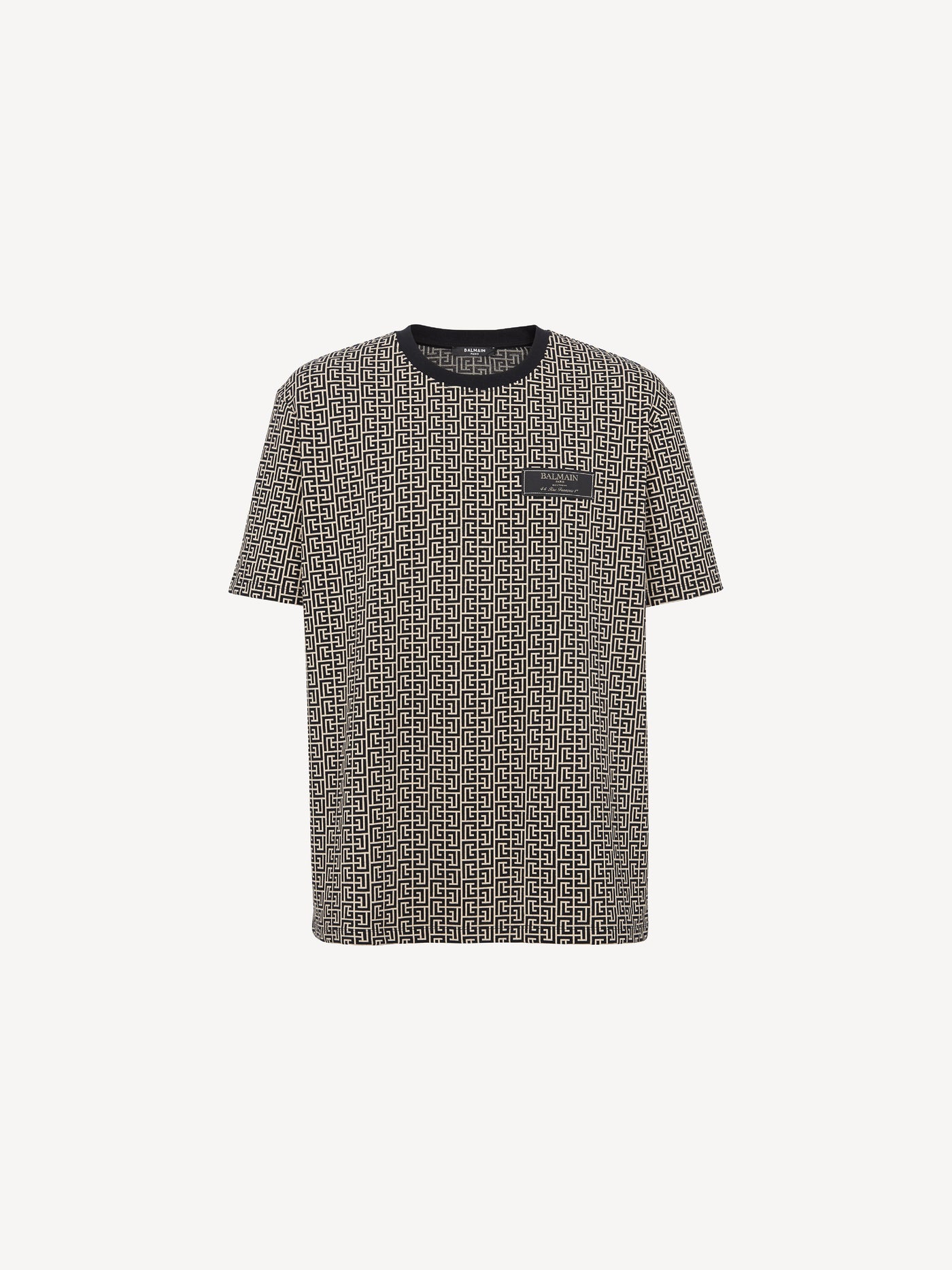 T-shirt en jacquard monogramme PB Labyrinthe