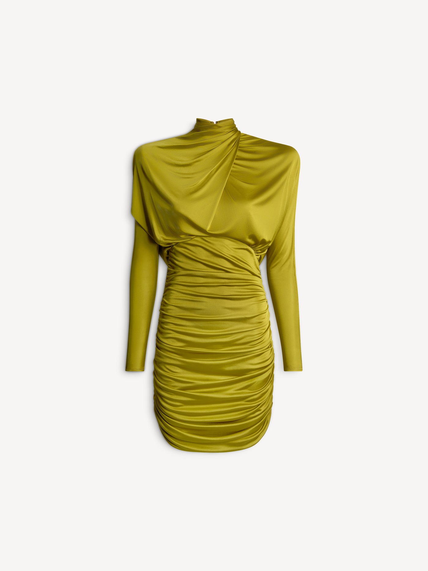 Drapiertes Kleid aus fließendem Jersey