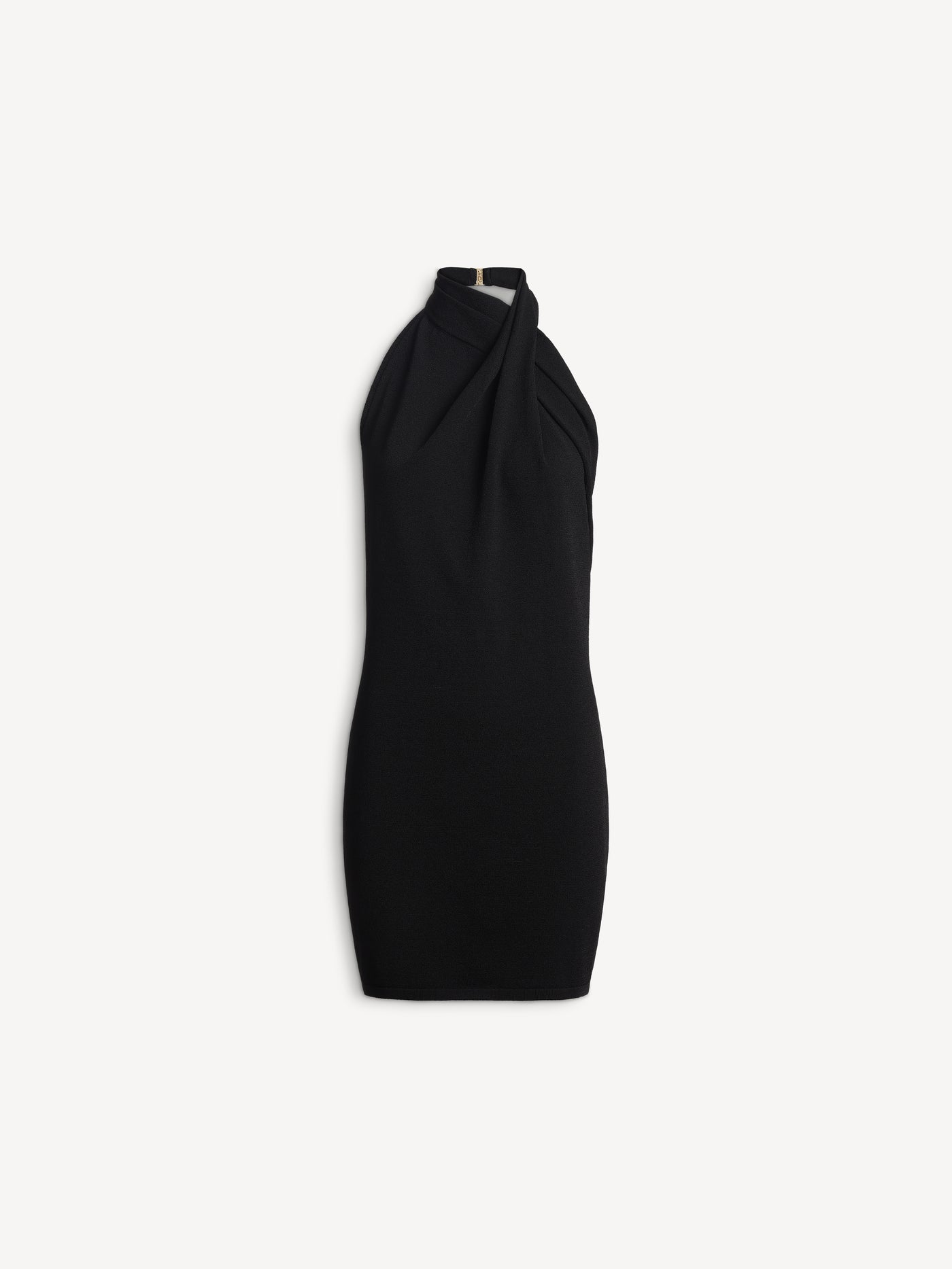 Vestido con espalda descubierta de punto fluido
