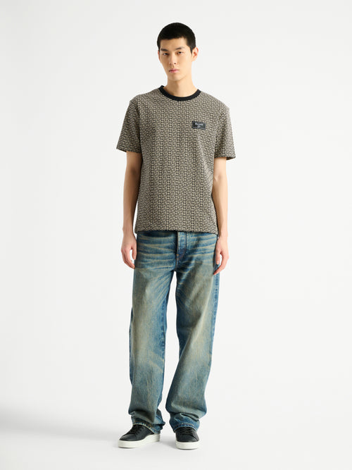 T-shirt en jacquard monogrammé