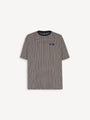 T-shirt en jacquard monogrammé