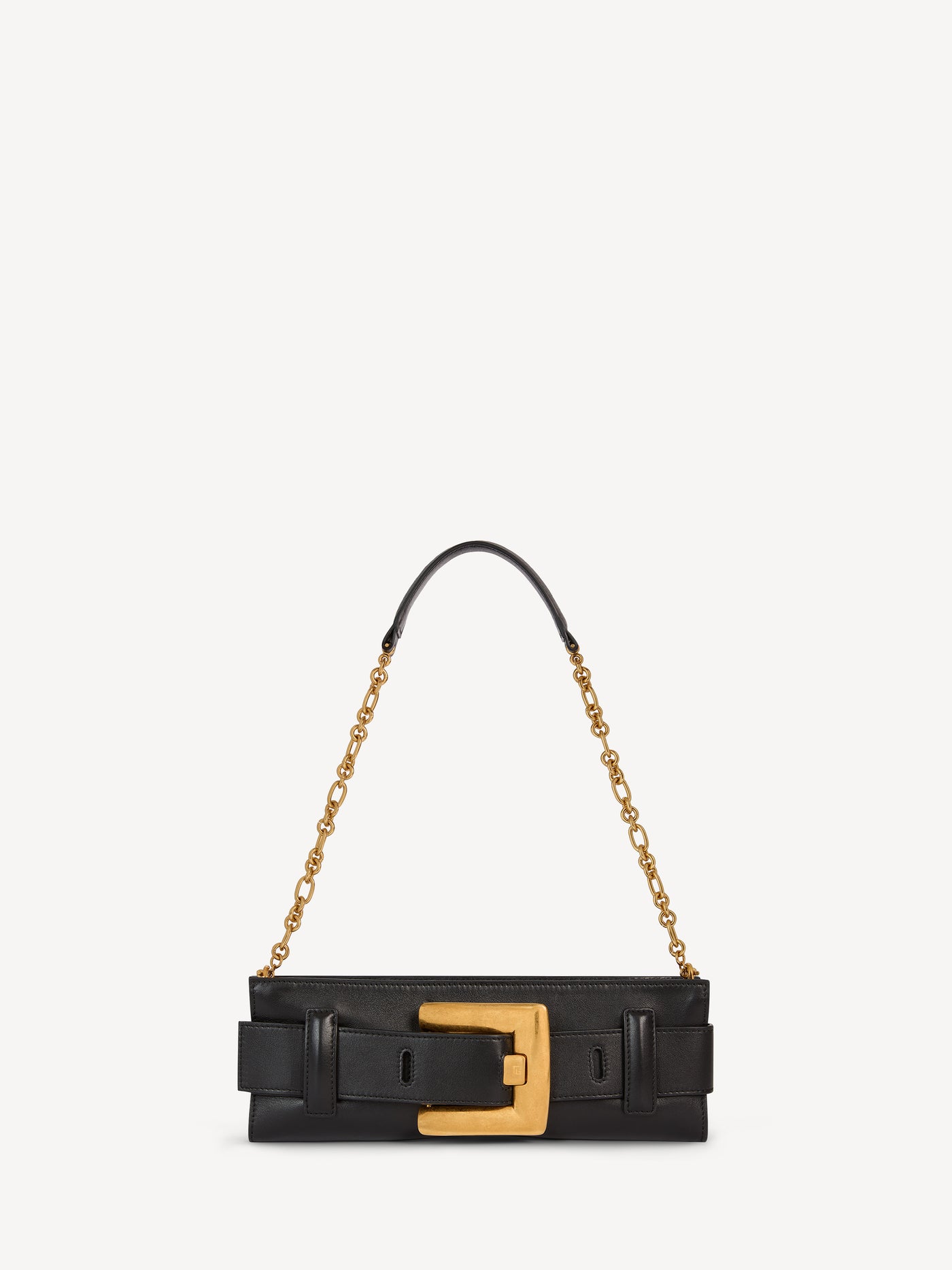 Anthem calfskin leather clutch
