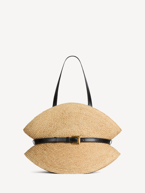 Shuffle Medium bag in raffia