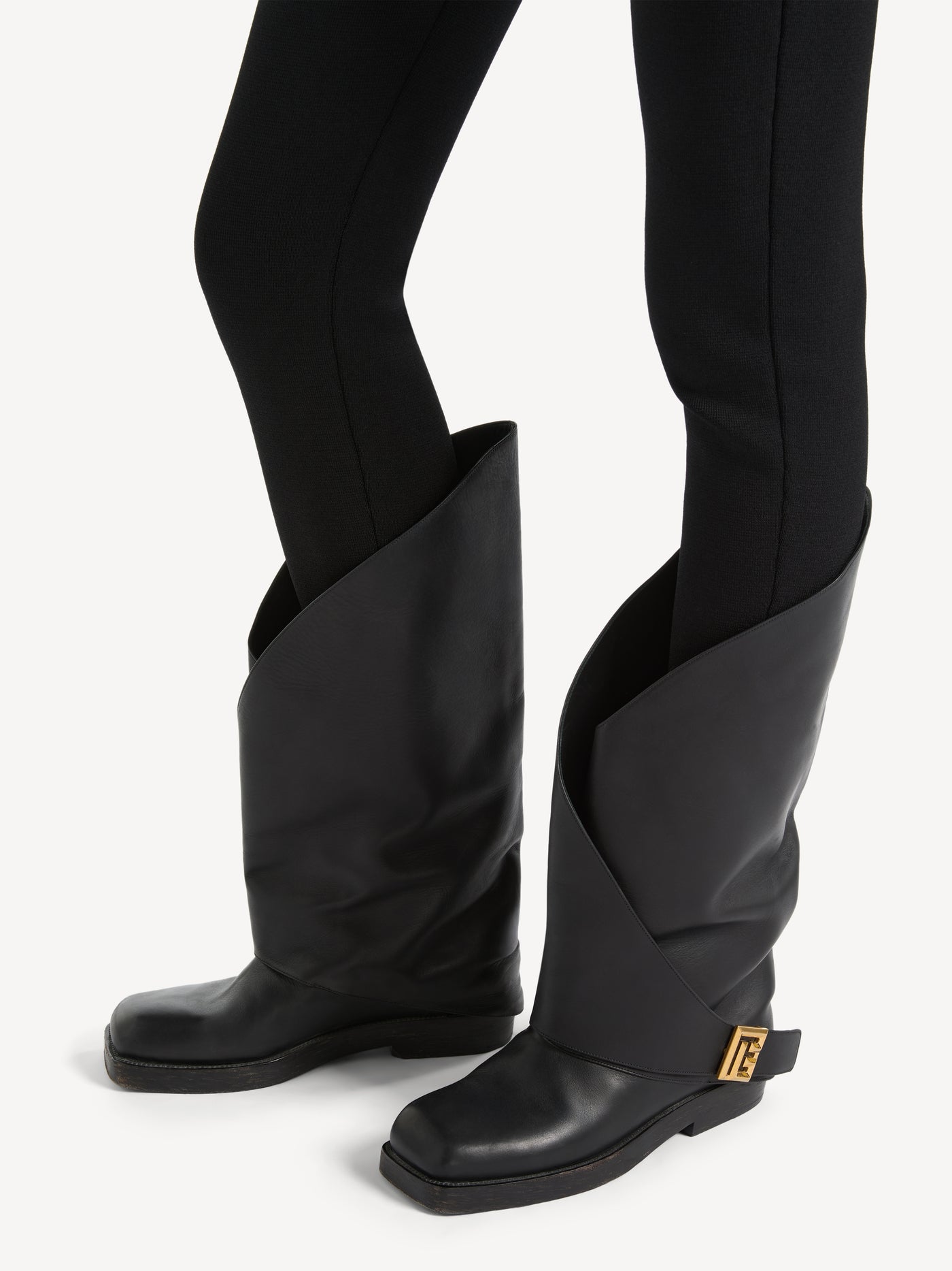 Bottes plates Twist en cuir