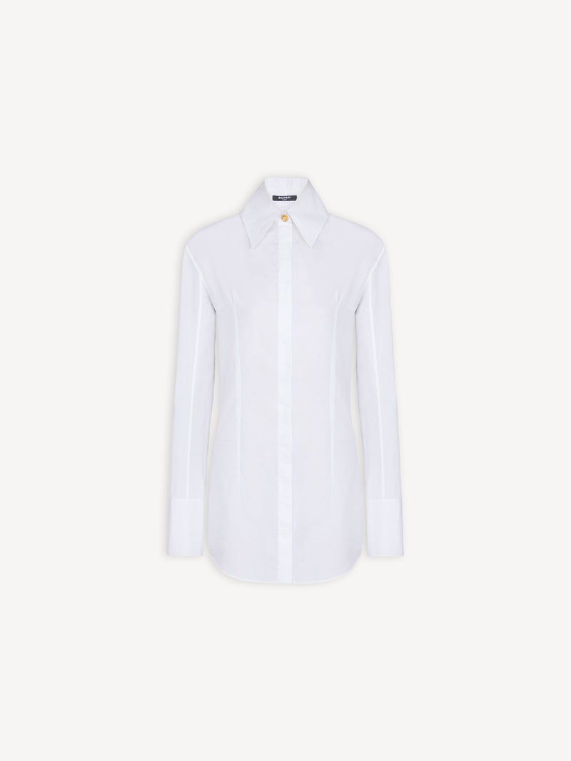 Cotton poplin shirt