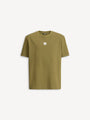 T-shirt con logo ricamato