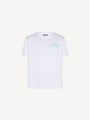 T-shirt with Balmain Paris Brush print