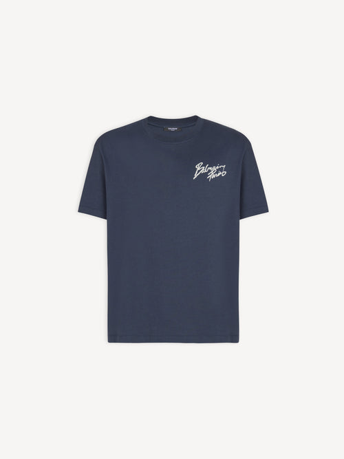 T-shirt with Balmain Paris Brush print