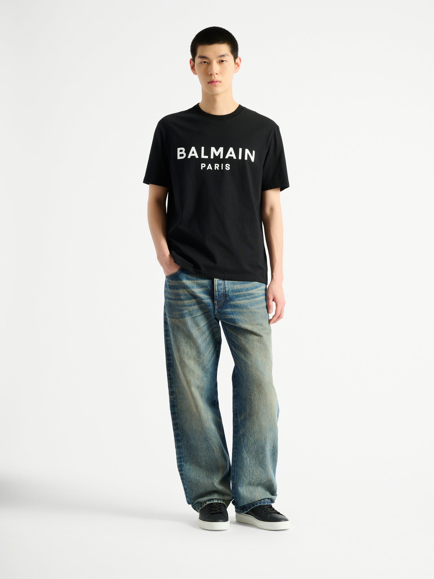 T-shirt imprimé Balmain paris