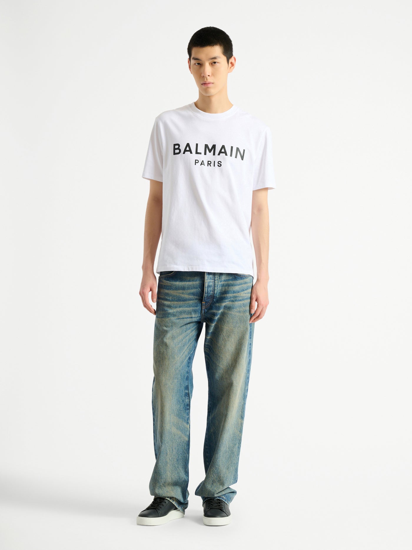 Bedrucktes T-Shirt aus Baumwolle