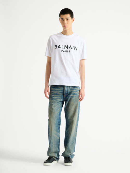 Printed Balmain Paris T-shirt