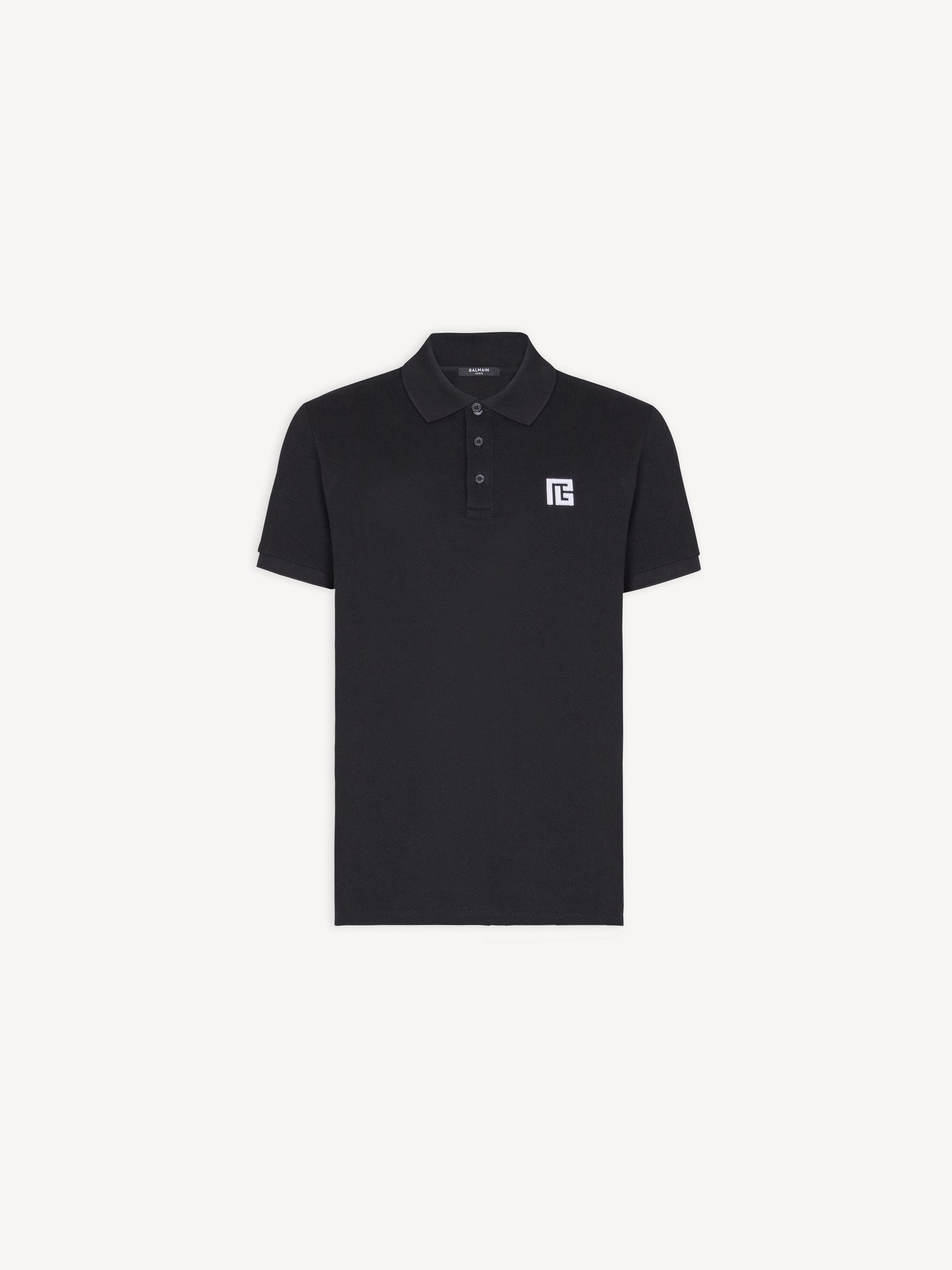 Polo en coton brodé