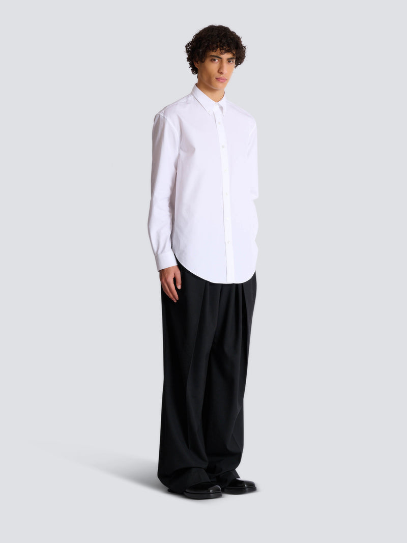 Chemise en popeline de coton