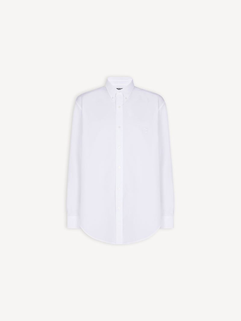 Cotton poplin shirt