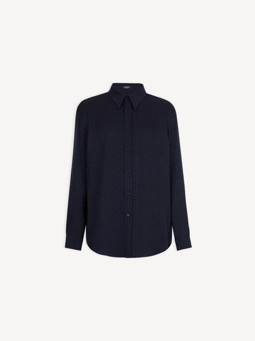 Monogram jacquard shirt