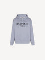 Sudadera con capucha de algodón estampada