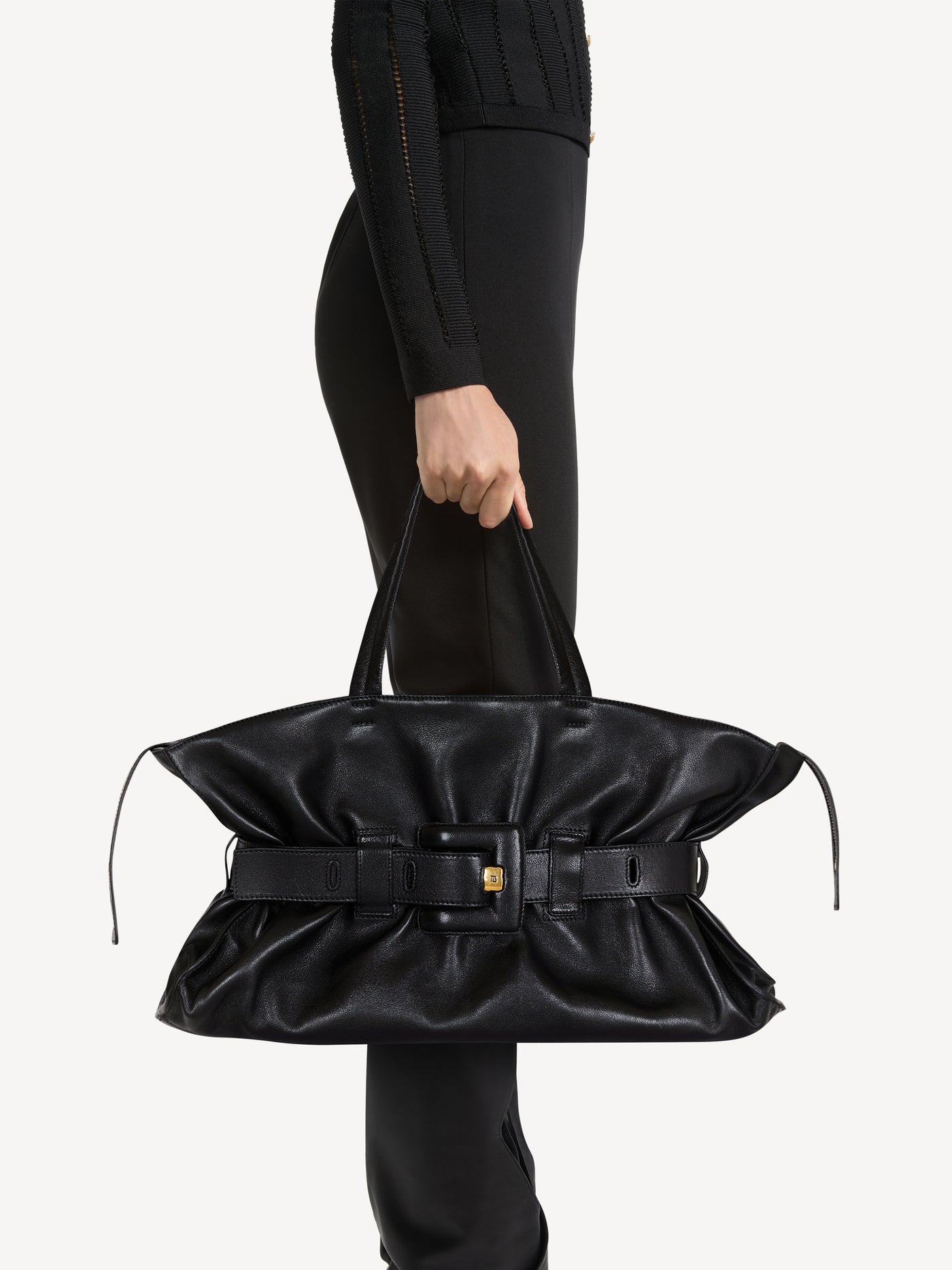 Large calfskin Anthem Zip bag