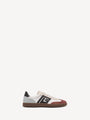 Balmain Swan suede and nylon trainers