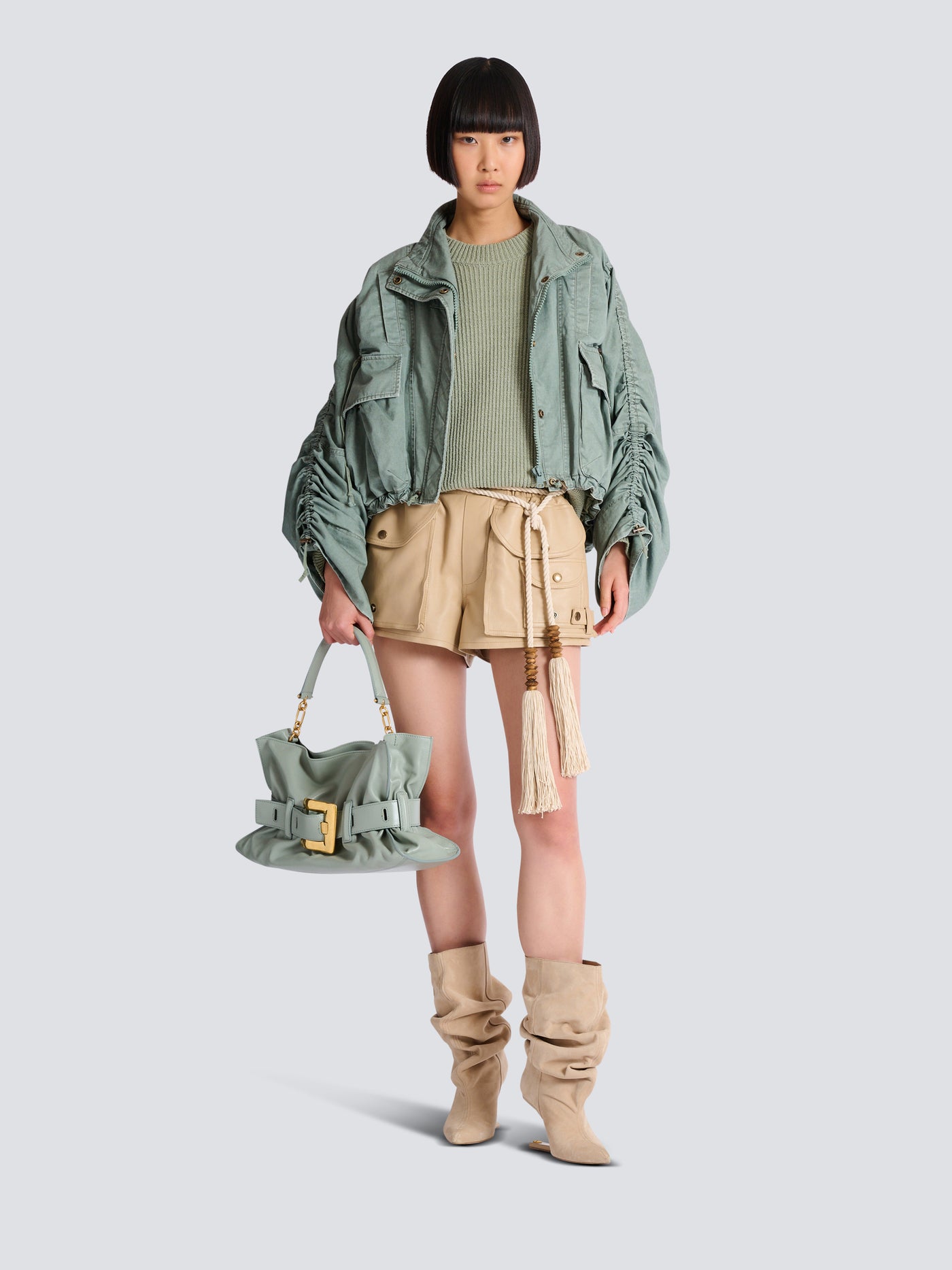 Sac Anthem Médium en cuir de veau