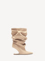 No Wedge-Stiefeletten aus Wildleder