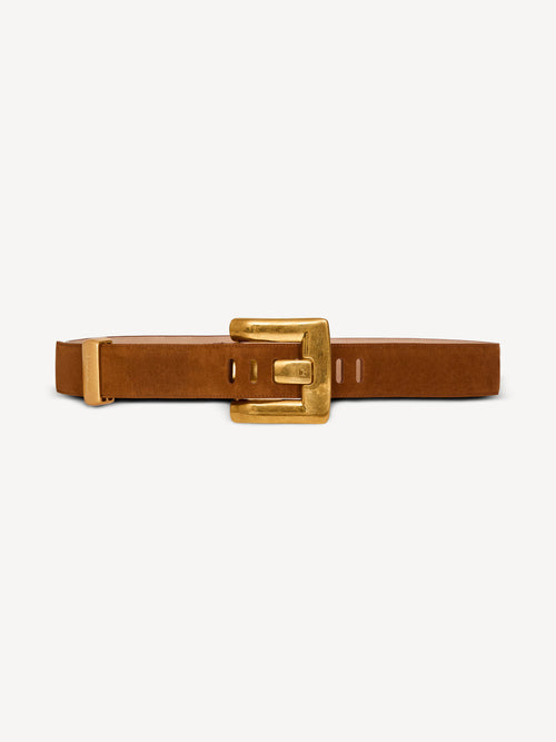 Anthem suede leather belt