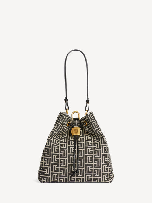 Pulse monogram jacquard backpack