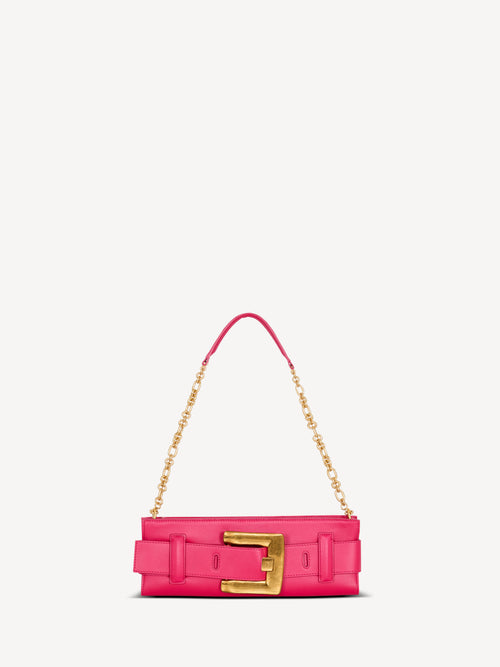 Anthem calfskin leather clutch