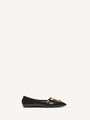 Shiny lambskin Sync ballet flats