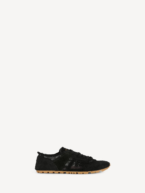 Racer 45 trainers in calfskin, suede and nylon