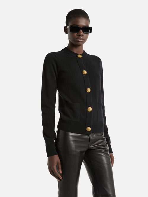 Cardigan en éco-cachemire