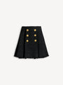 Flared tweed skirt