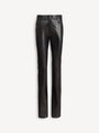 Lederhose mit hoher Taille