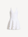 Flared knit dress