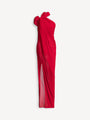 Long draped jersey dress