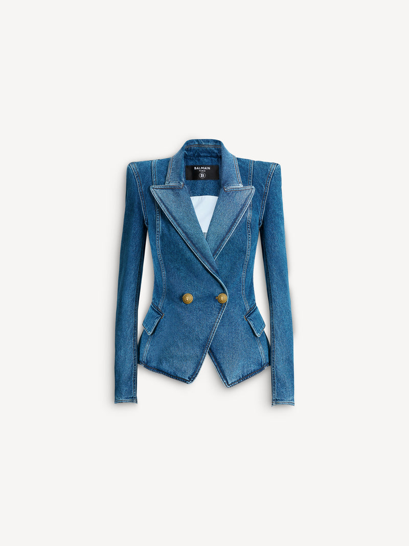Denim 2-button jacket