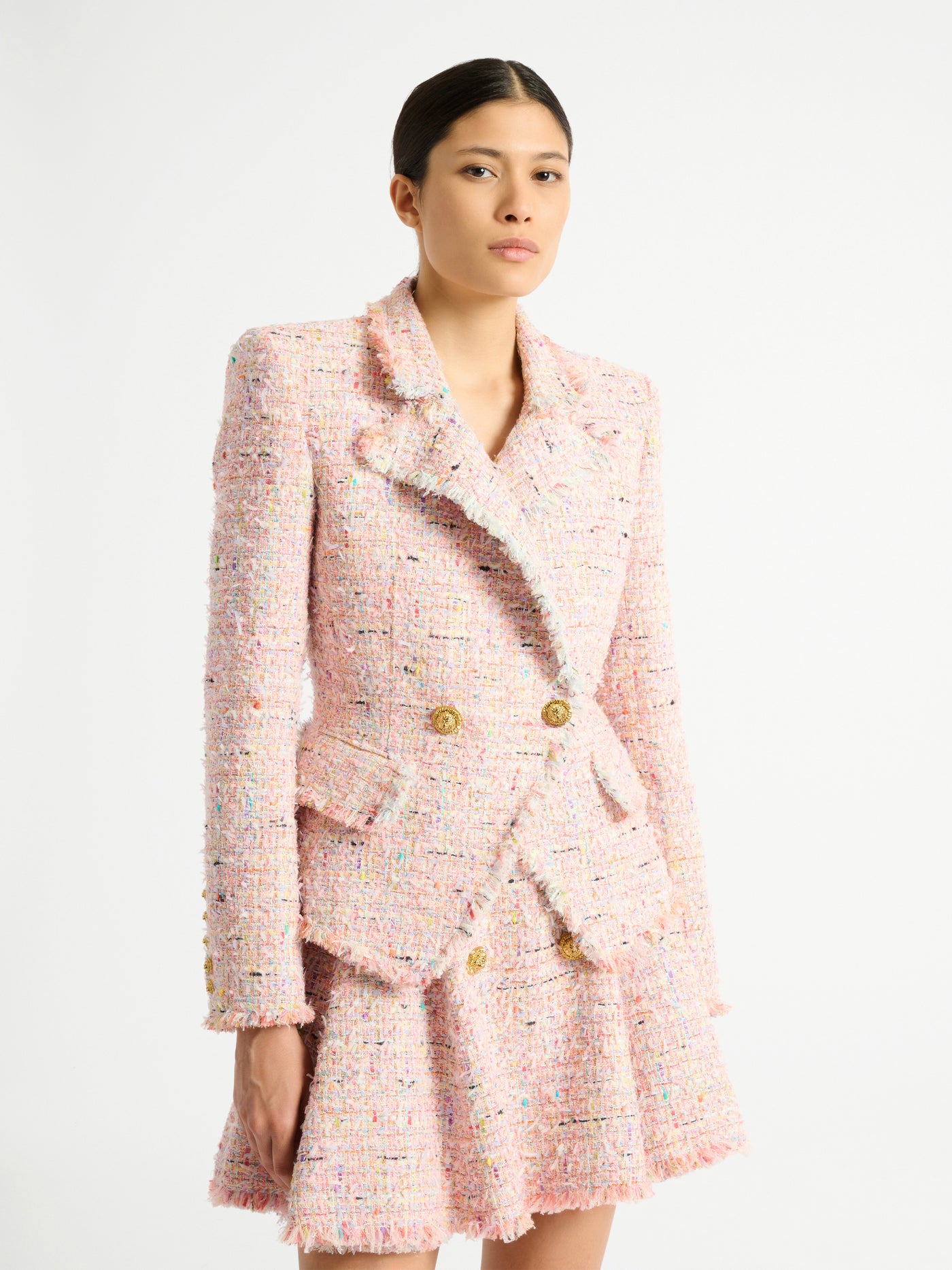 Tweedjacke mit zwei Knöpfen