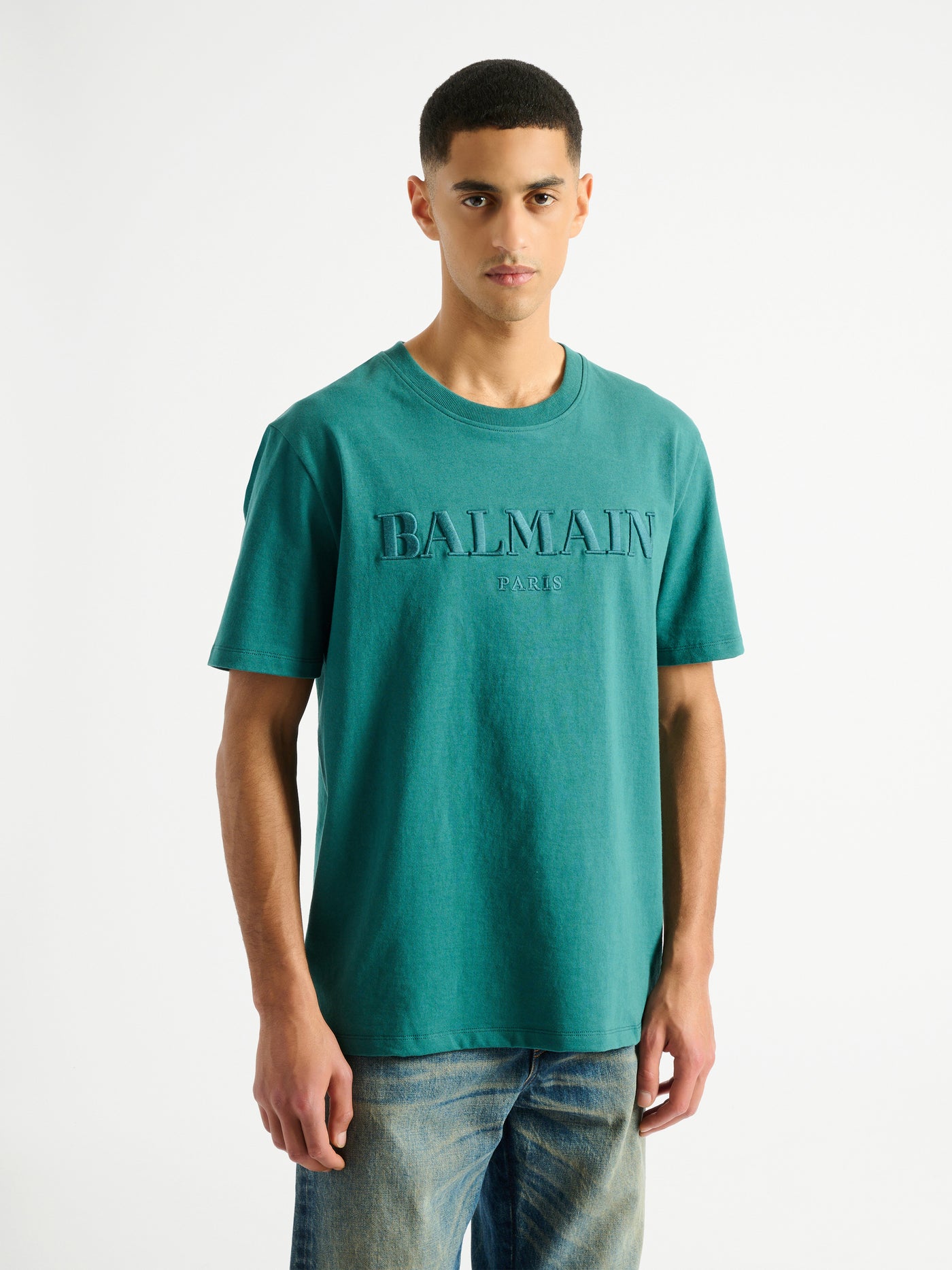 Besticktes Balmain Vintage T-Shirt