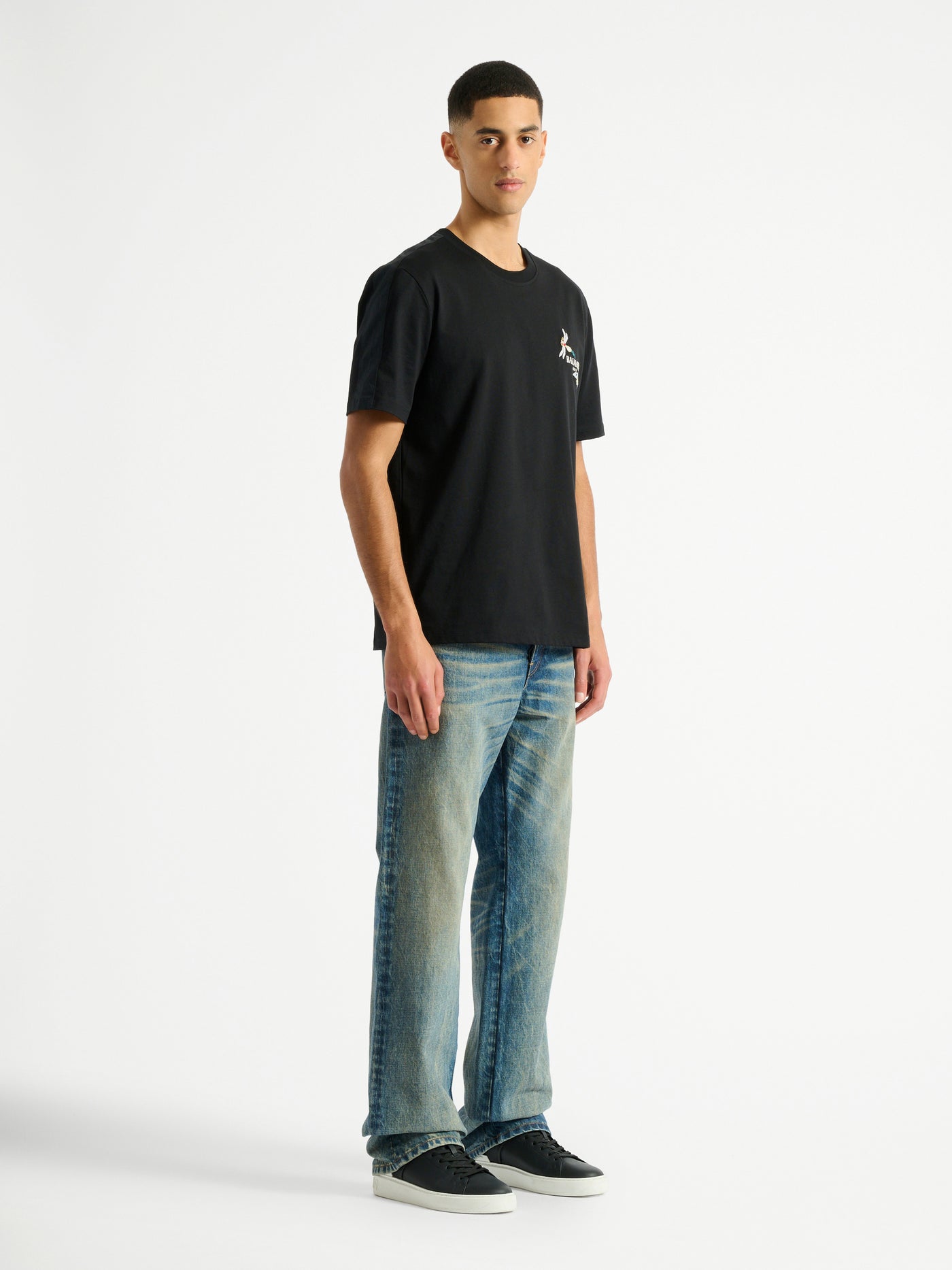 Besticktes Balmain Insect T-Shirt