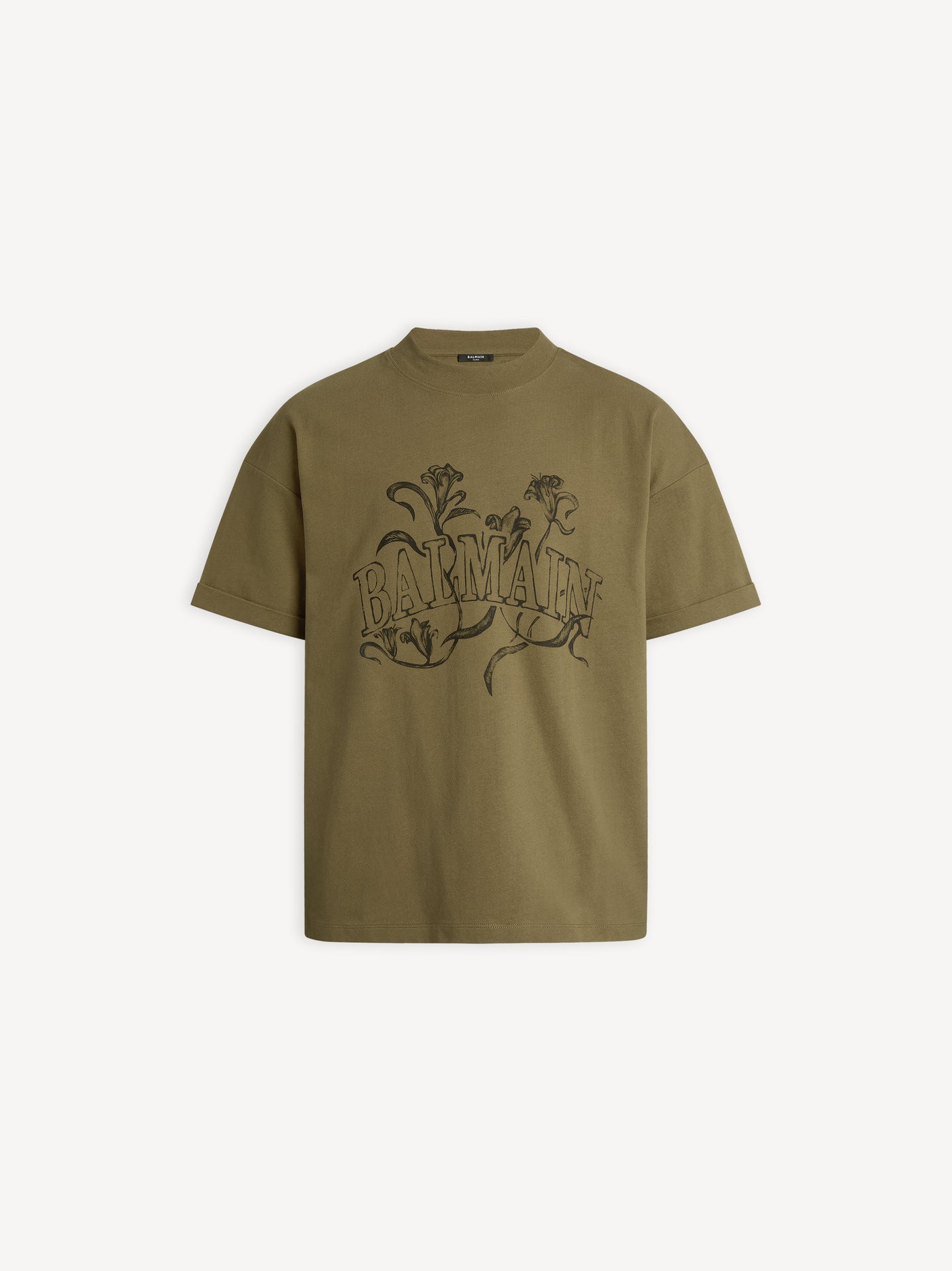 Bedrucktes Balmain Bloom T-Shirt