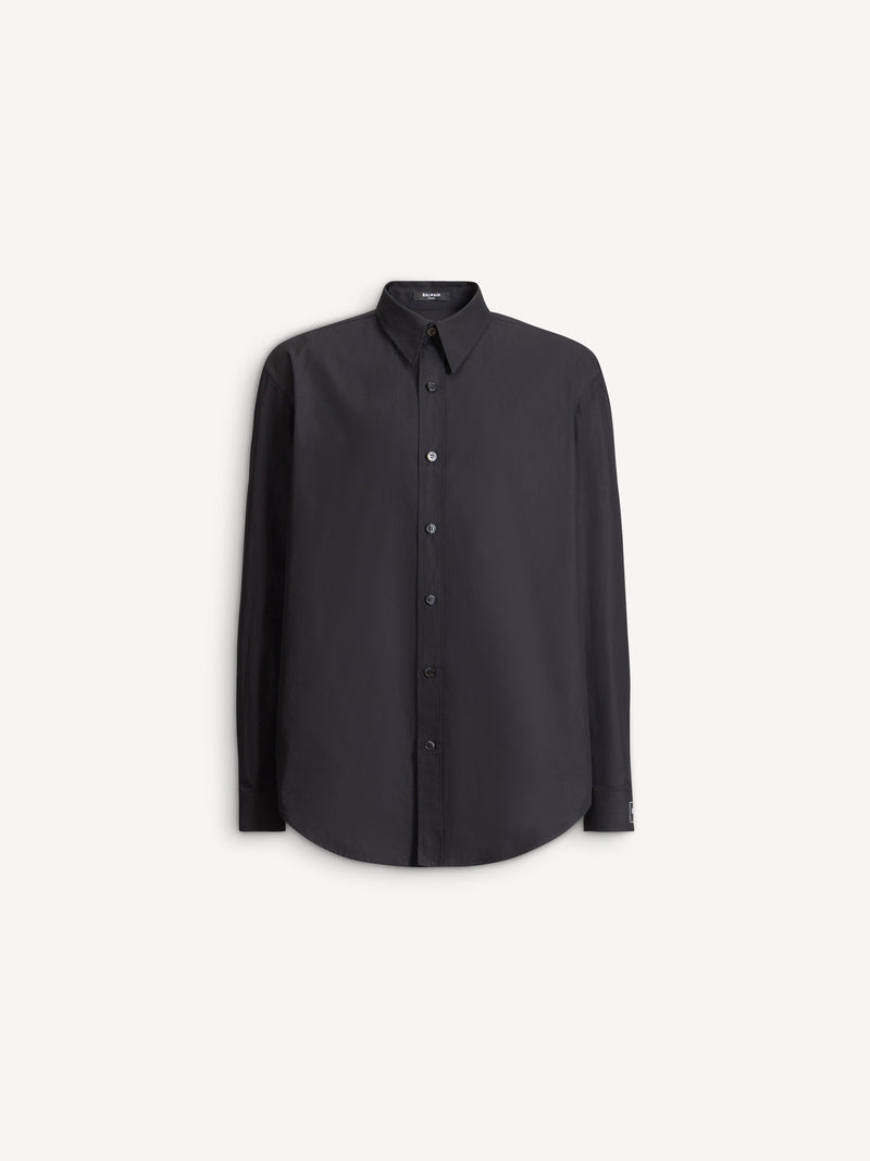 Camicia Balmain Paris in popeline di cotone