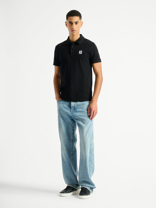 Jean loose en denim délavé Light blue