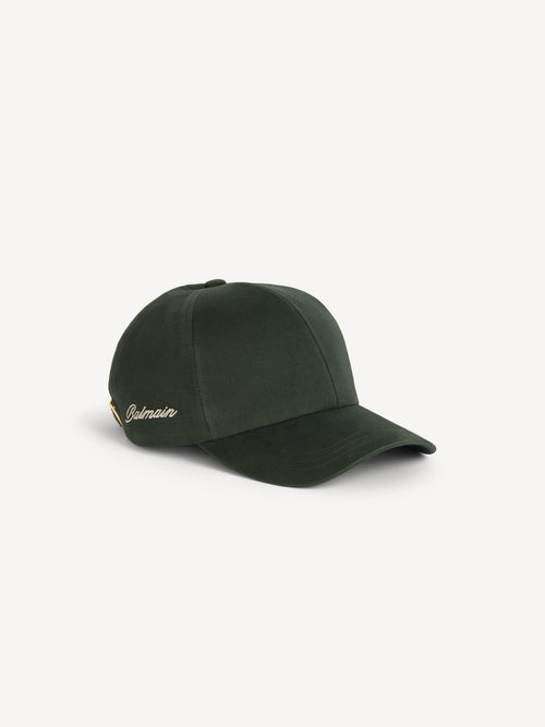 Balmain washed cotton cap