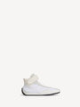 Racing Mid-Top trainers in nylon and leather