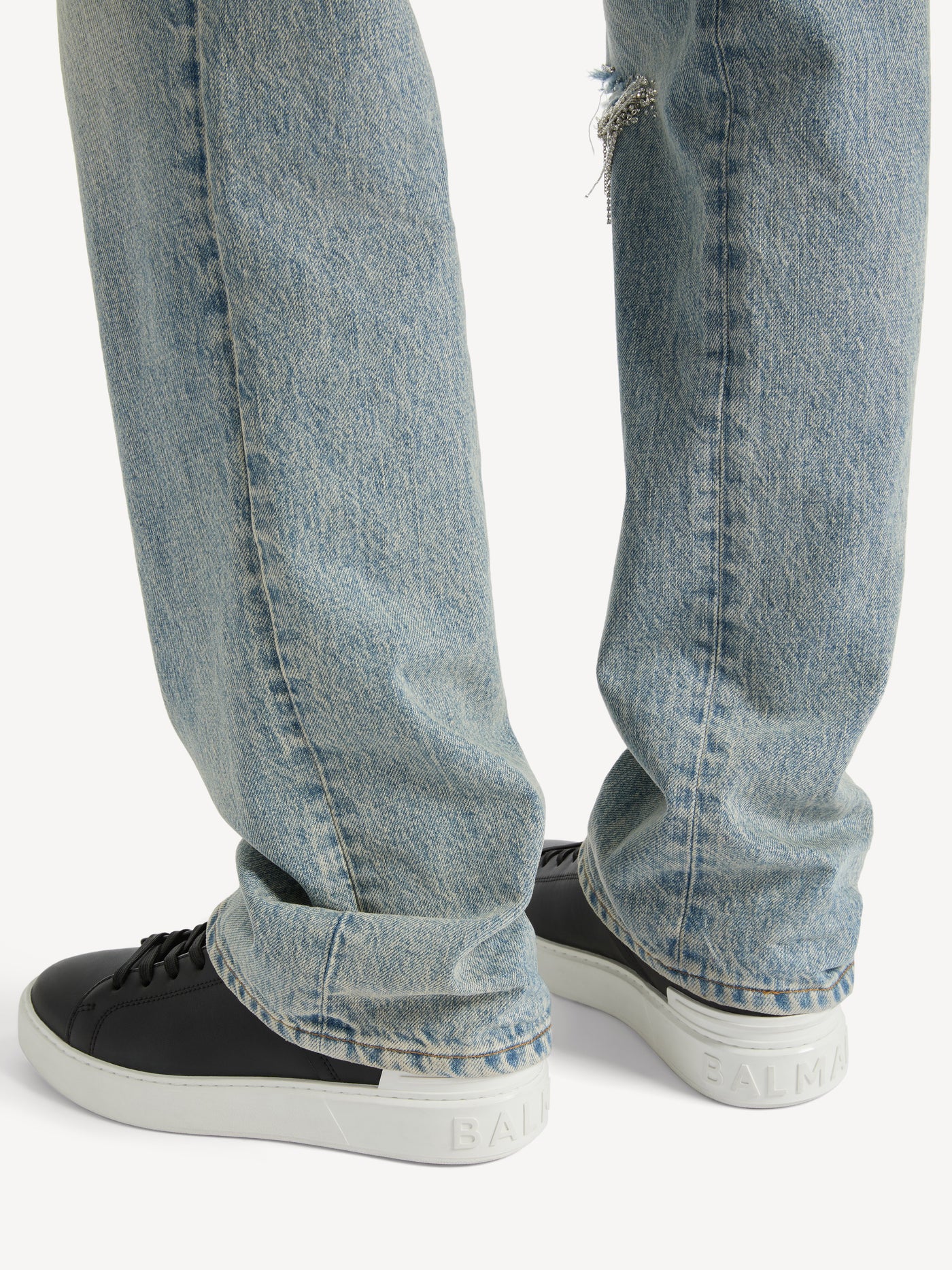 Sneakers B-Court in pelle liscia