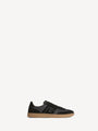 Baskets Balmain Swan en cuir suédé et lisse